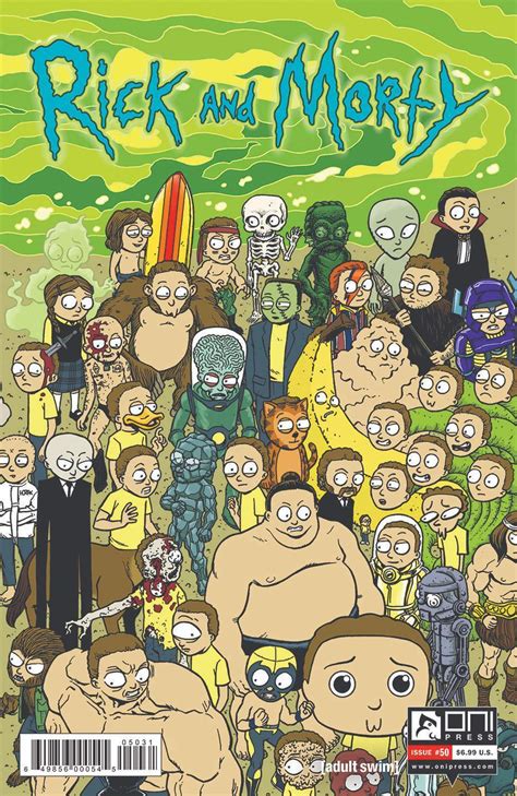Rick And Morty Celebrates 50 Issues With Wild Connecting Covers