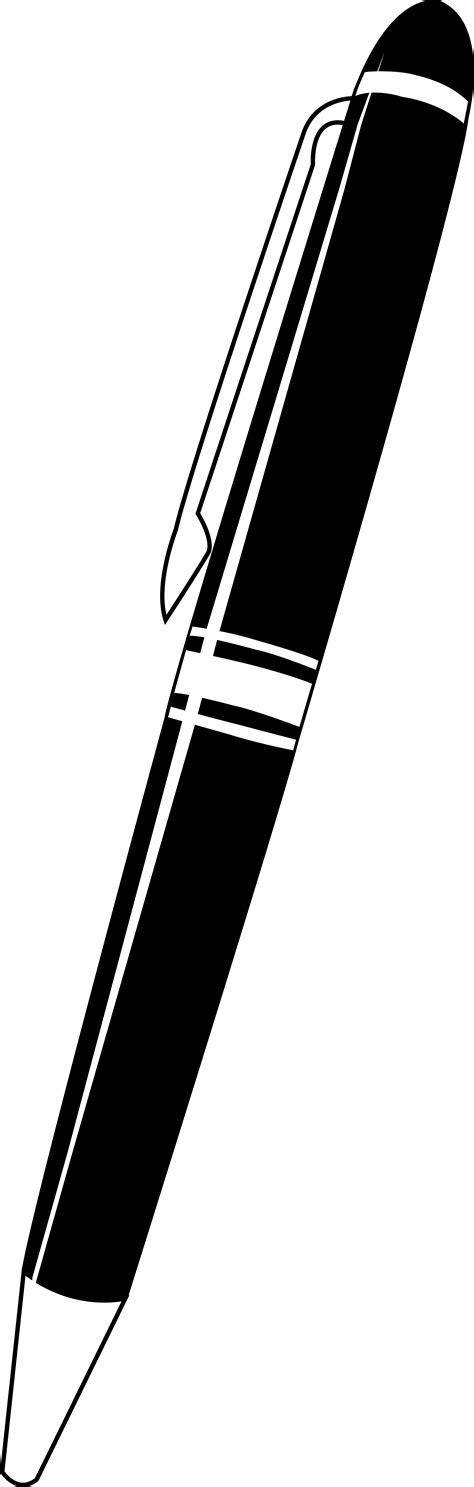 Free Pen And Ink Clipart Black And White Pen Png Download Large