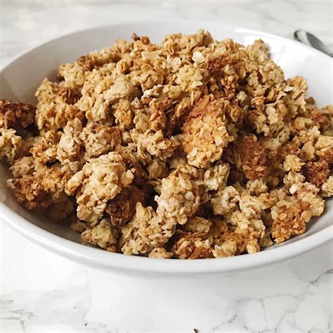 Sweet enough for any hiking trail. Homemade Peanut Butter Granola Recipe