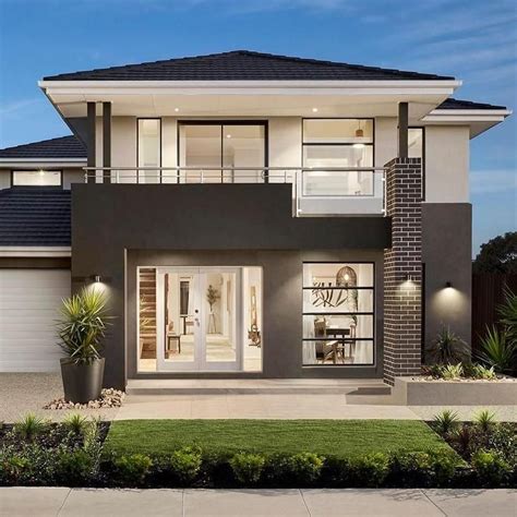 Unique And Stunning Modern Story House Is Designed In A Two Tone