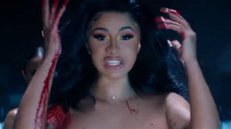 Cardi B Spends Press Music Video Completely Naked News Au