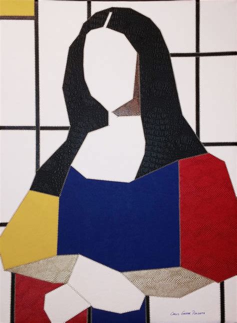 16 Cubist Mona Lisa Kierrannanci