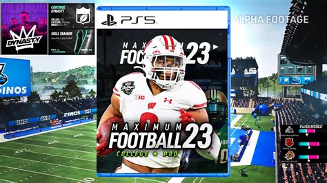 New College Football Game Is Coming Maximum Football 23 Gameplay Not