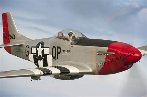 Commemorative Air Force North American P 51 Red Nose