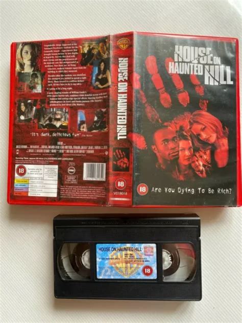 House On Haunted Hill Big Case Vhs Video Horror Film Ex Rental Cert 18