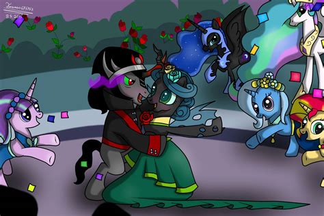 Queen Chrysalis And King Sombra By Terezas474747 On Deviantart