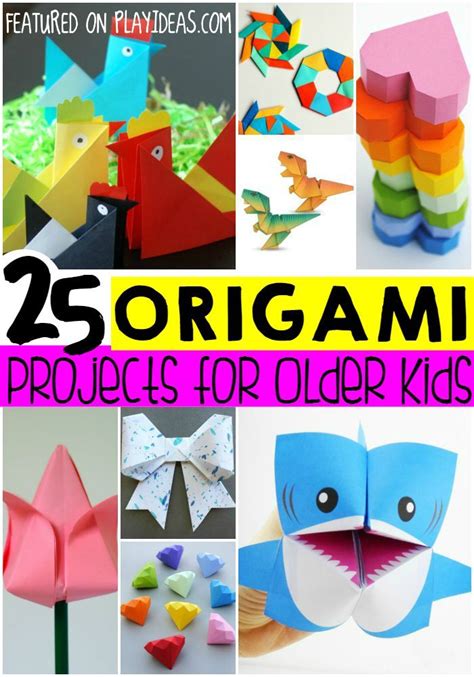 25 Easy Origami Ideas For Bigger Kids Origami Simple Craft Et