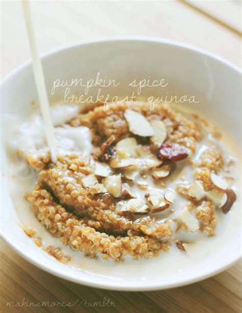 Pumpkin Spice Breakfast Quinoa Food Breakfast Pumpkin Recipes