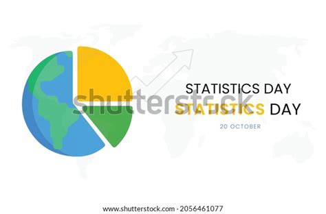 World Statistics Day 20 October Vector Stock Vector Royalty Free