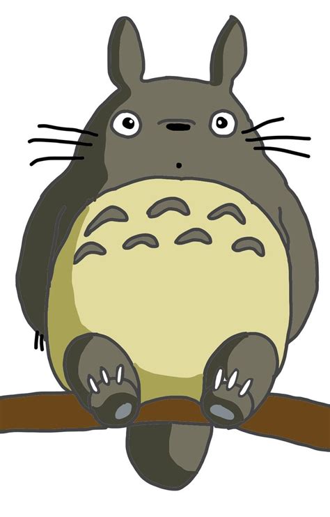 Totoro From My Neighbour Totoro Drawn Copied By Emma Jordan