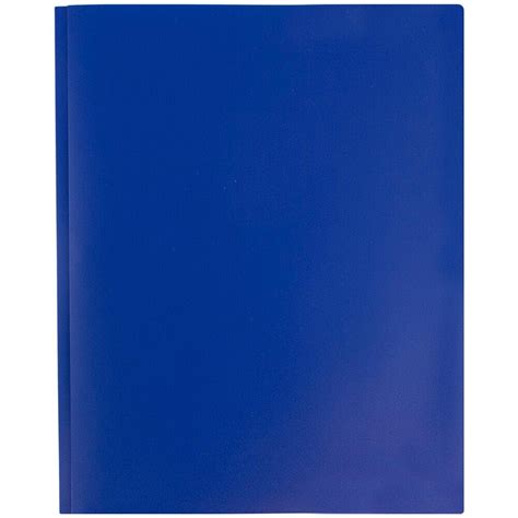 KKIMR 3 Prong Folder with Pocket Homework Folder Colored Plastic