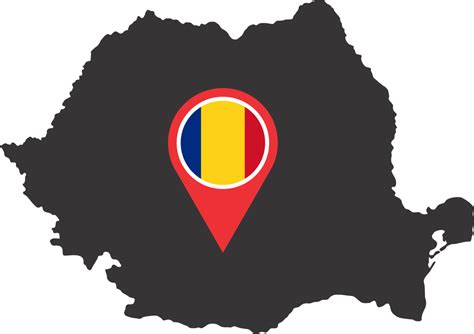 Romania Pin Map Location 23215570 Png