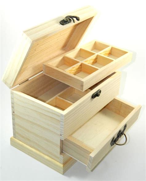 Further organization and customization is possible with optional nesting storage boxes, drawer dividers, tie downs and locks. Design Your Own Wood Drawer Box DIY Unfinished Sewing ...