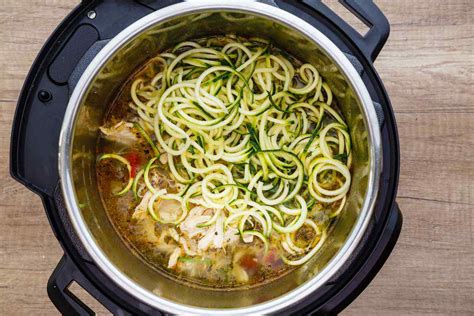Check spelling or type a new query. Instant Pot Paleo Chicken Bone Broth Soup with Zucchini Noodles - FEEDmyFIT