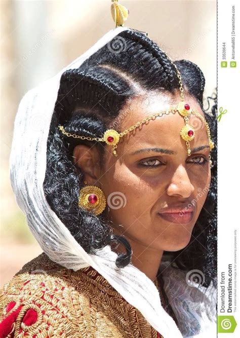 Habesha Woman Ethiopian Women African Hairstyles Natural Hair Styles