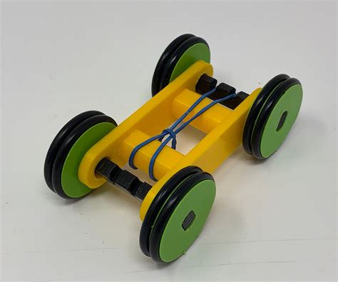 Designing A Simple 3d Printed Rubber Band Car Using Autodesk Fusion 360