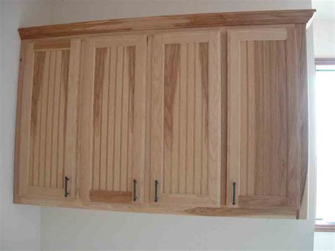 Once the beadboard is attached, there are several finishing touches to be done. Beadboard Kitchen Cabinet Doors Diy | Feel The Home