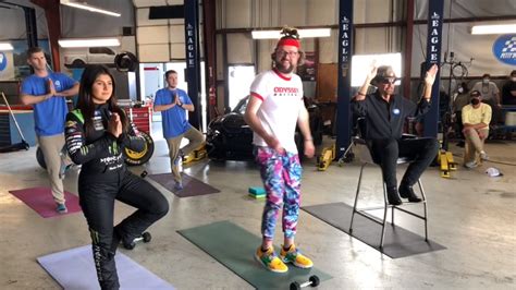 Hailie Deegan On Twitter Doing Yoga With The King And Rutledgewood