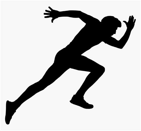 Sprint Long Distance Running Track And Field Cartoon Transparent