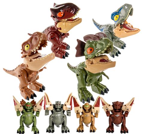 Buy 2 In 1 Dinosaur Robot Transforming Toy Dinosaur Robot With