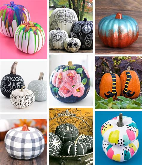 30 Painted Pumpkins And Other No Carve Pumpkin Decorating Ideas