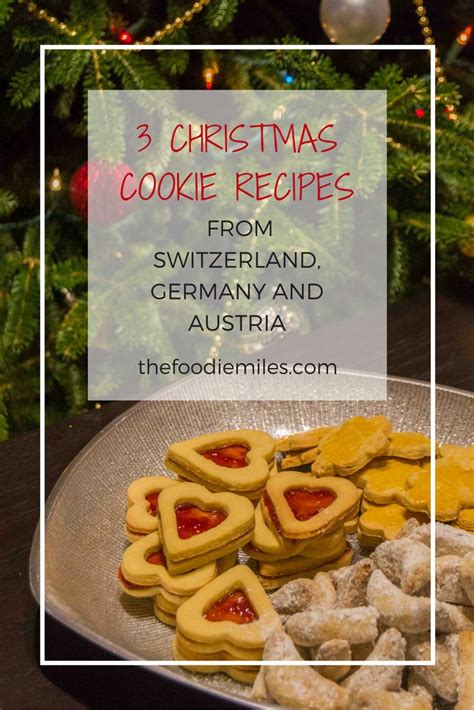 Dip the balls into chopped almonds and set on the prepared cookie sheet 1 inch apart. 3 Christmas Cookie Recipes From Switzerland, Germany and Austria | Cookies recipes christmas ...