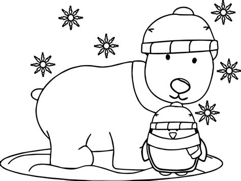 Glad he missed the igloo. Winter Coloring Pages | Penguin coloring pages, Polar bear ...