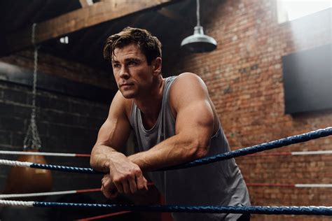 In fact, one might say it is his job to work out. Chris Hemsworth GIFs Describing His Fitness App Centr ...