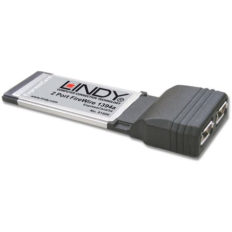 10 best firewire cards of july 2021. FireWire Card - 2 Port, ExpressCard/34 - from LINDY UK