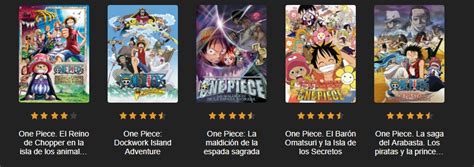 Las 13 Películas De One Piece Disponibles En El Servicio Bajo Demanda