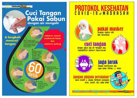 Contoh Poster Protokol Kesehatan Di Sekolah