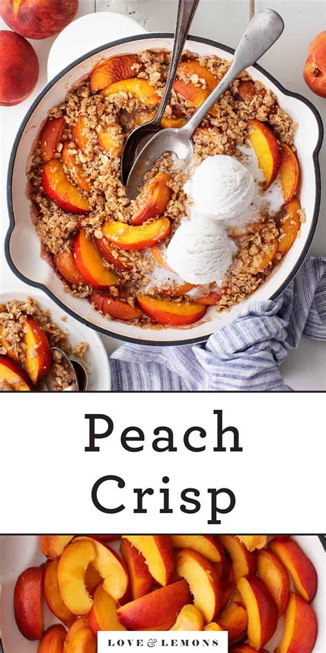 Peach Crisp Recipe - Love and Lemons