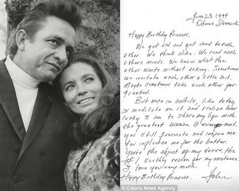Johnny Cash S Note To Wife June Is Voted The Most Romantic Love Letter
