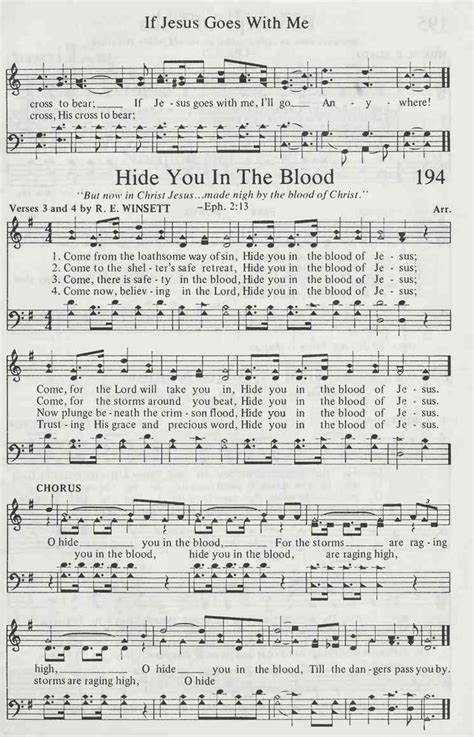 10 The Blood That Jesus Shed For Me Lyrics