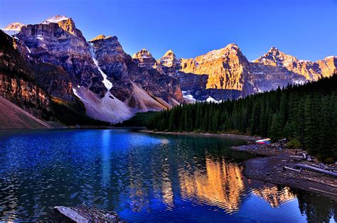 Fonds Decran Canada Lac Parc Montagnes Photographie De Paysage Lake