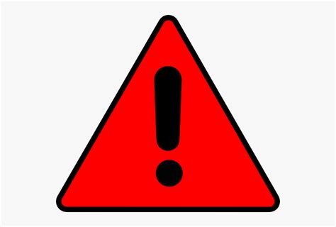 Clip Art Warning Triangle Red Caution Sign Transparent Free