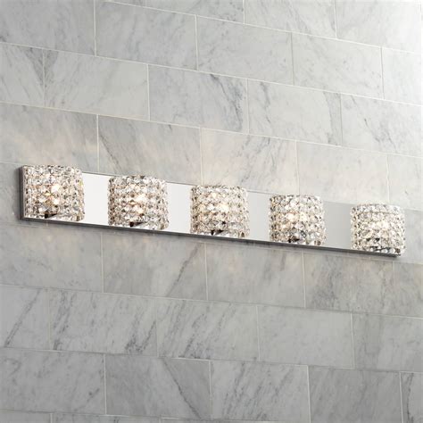 Crystal Bathroom Lighting Lamps Plus