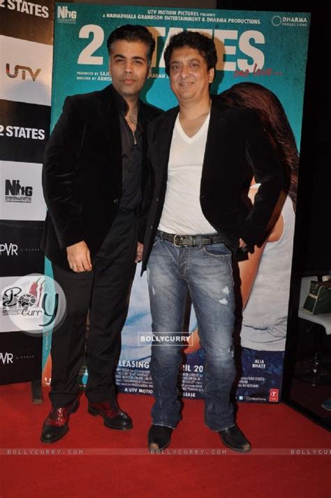 Karan Johar And Sajid Nadiadwala Were Seen At The Trailer Launch Of 2 States Karan Johar Event