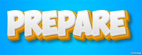 Prepare Text Effect And Logo Design Word