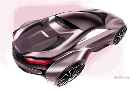 The New Bmw I8 Roadster Design Sketch 112017
