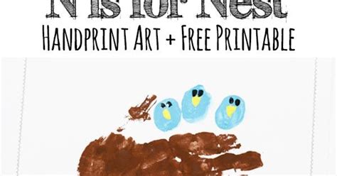 Free Letter N Worksheets And N Is For Nest Hand Art Craft For Kids In