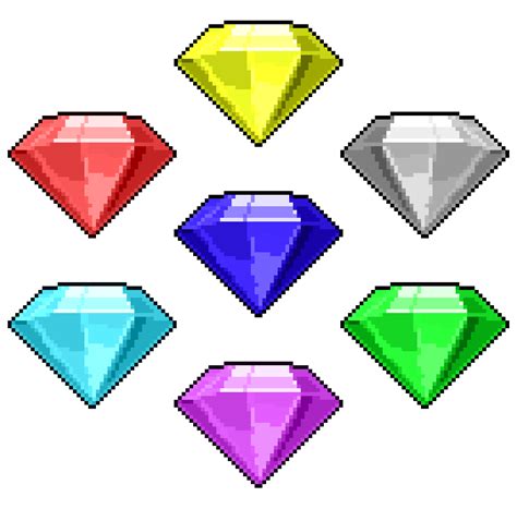 Chaos Emeralds Png Png Image Collection