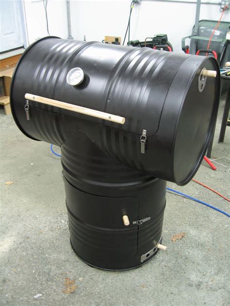 Final Assembly Drum Smoker 55 Gallon Drum 55 Gallon Drum Smoker