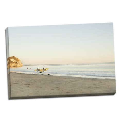 Highland Dunes Surf Photographic Print On Wrapped Canvas Ebay