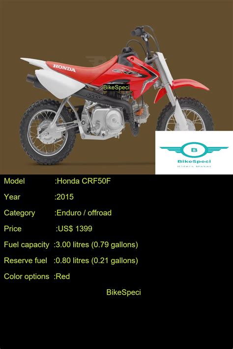 Honda Crf50f Price Photos Millage Speed Colours Etc Bikespeci