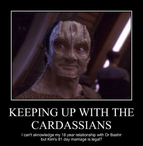 Keeping Up With The Cardassians Star Trek Keep Up Special Snowflake