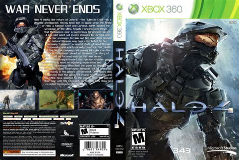 Halo 4 Xbox 360 Game Covers Halo 4 Dvd Ntsc Custom F Dvd Covers
