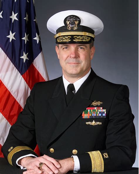 Portrait Of Us Navy Rear Admiral Lower Half David D Pruett Covered Nara And Dvids Public