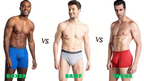 Boxers Vs Briefs Vs Trunks Ultimate Guide To Men S Underwear