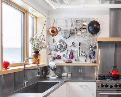 And best of all, chalkboard paint is perfect over magnetic paint, making the organization possibilities endless. 5 Smart, Fresh Ways to Use Pegboards in the Kitchen | Kitchn